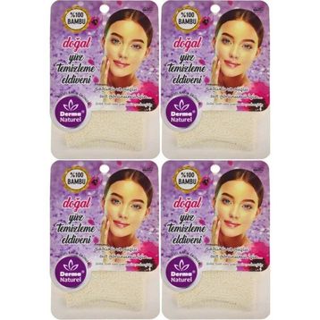 Derma Naturel 4xMS-32 Yüz Temizleme Eldiveni