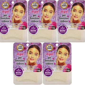 Derma Naturel 5xMS-32 Yüz Temizleme Eldiveni