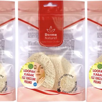 Derma Naturel Loofah 3xMS-06 Yüz Temizleme Lifi