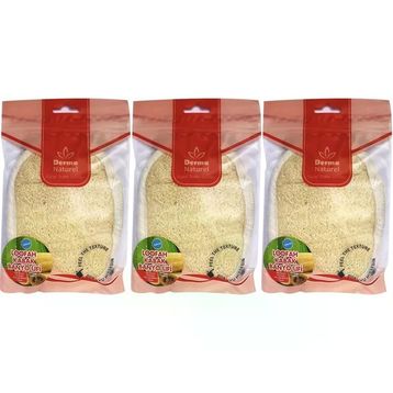 Derma Naturel Loofah 3xMS-10 Kabak Banyo ve Yüz Lifi
