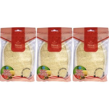Derma Naturel Loofah 3xMS-10 Kabak Banyo ve Yüz Lifi