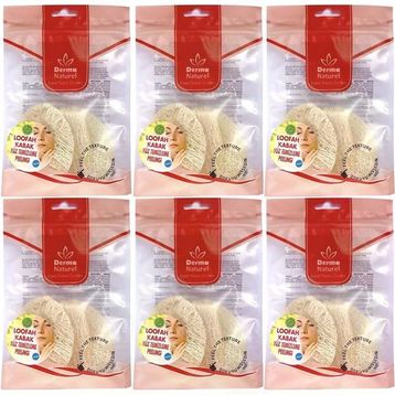 Derma Naturel Loofah 6xMS-06 Yüz Temizleme Lifi