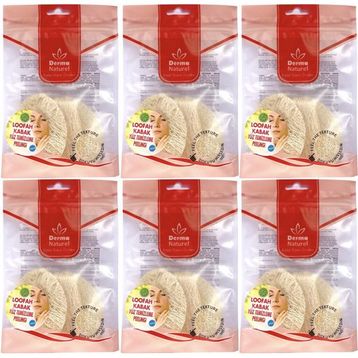 Derma Naturel Loofah 6xMS-06 Yüz Temizleme Lifi