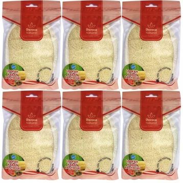 Derma Naturel Loofah 6xMS-10 Kabak Banyo ve Yüz Lifi