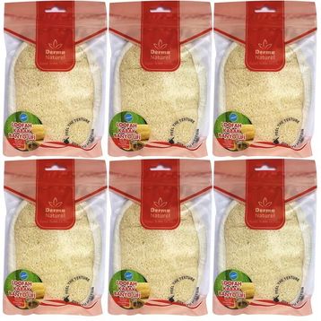 Derma Naturel Loofah 6xMS-10 Kabak Banyo ve Yüz Lifi