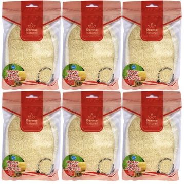 Derma Naturel Loofah 6xMS-10 Kabak Banyo ve Yüz Lifi