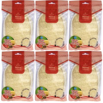 Derma Naturel Loofah 6xMS-10 Kabak Banyo ve Yüz Lifi