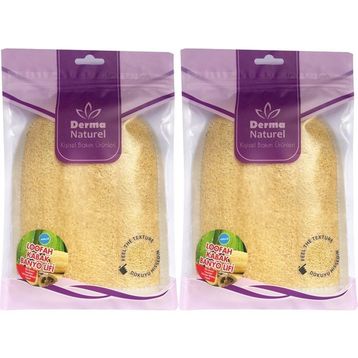Derma Naturel Loofah Kabak Havlu 2xMS-11 Banyo Eldiveni