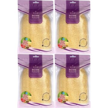 Derma Naturel Loofah Kabak Havlu 4xMS-11 Banyo Eldiveni