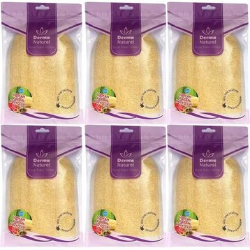 Derma Naturel Loofah Kabak Havlu 6xMS-11 Banyo Eldiveni