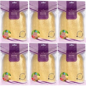Derma Naturel Loofah Kabak Havlu 6xMS-11 Banyo Eldiveni