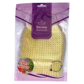 Derma Naturel MS-04 15x24 cm Palmiye Lifi Örme Banyo Eldiveni
