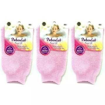 Derma Naturel MS-30 3'lü Sabunlu Banyo Lifi