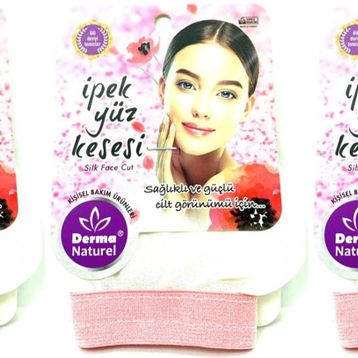 Derma Naturel Ms 31 3'lü İpek Yüz Kesesi