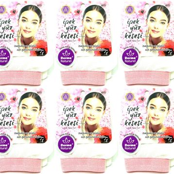 Derma Naturel Ms 31 6'lı İpek Yüz Kesesi