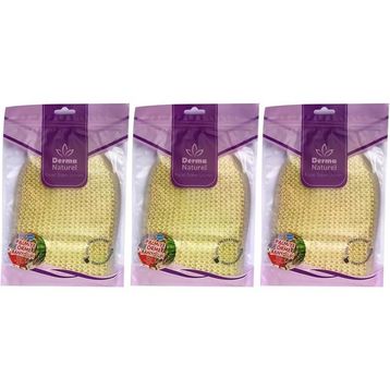 Derma Naturel Palmiye Lifi Örme 3xMS-04 Banyo Eldiveni