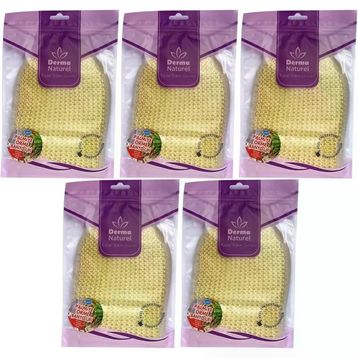 Derma Naturel Palmiye Lifi Örme 5xMS-04 Banyo Eldiveni