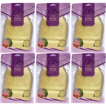 Derma Naturel Palmiye Lifi Örme 6xMS-04 Banyo Eldiveni