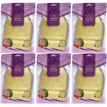 Derma Naturel Palmiye Lifi Örme 6xMS-04 Banyo Eldiveni