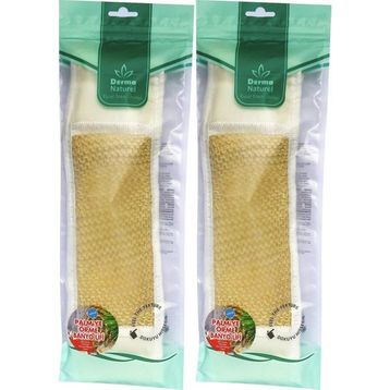 Derma Naturel Palmiye Örme İpli 8x24 cm 2'li Banyo Kemeri