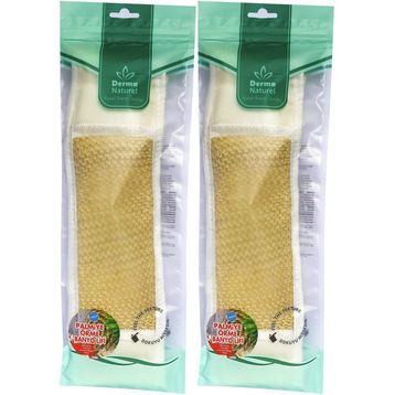 Derma Naturel Palmiye Örme İpli 8x24 cm 2'li Banyo Kemeri