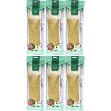 Derma Naturel Palmiye Örme İpli 8x24 cm 6'lı Banyo Kemeri