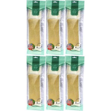 Derma Naturel Palmiye Örme İpli 8x24 cm 6'lı Banyo Kemeri