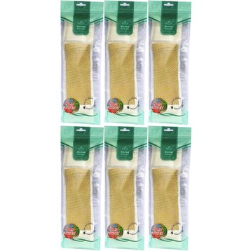 Derma Naturel Palmiye Örme İpli 8x24 cm 6'lı Banyo Kemeri