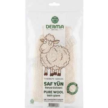Derma Naturel Therapy Saf Yün Banyo Eldiveni