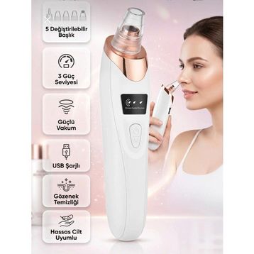 Derma Suction 40 Kpa Vakumlu Mavi Renk Siyah Nokta Ve Yüz Temizleme Cihazı