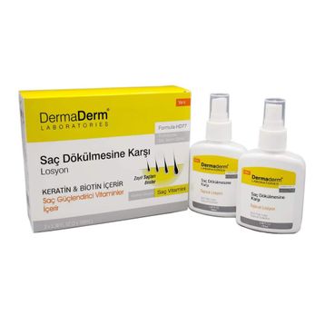 Dermaderm 2*100 ml Saç Dökülmesine Karşı Topical Losyon
