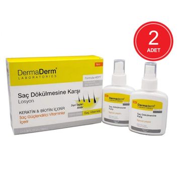 Dermaderm 2*100 ml Saç Dökülmesine Karşı Topical Losyon