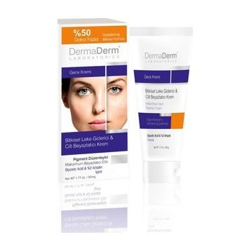 Dermaderm Bitkisel Leke ve Çil 100 gr Gece Kremi