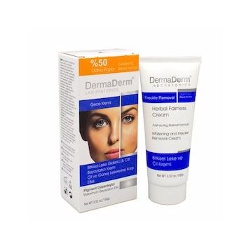 Dermaderm Bitkisel Leke ve Çil 100 gr Gece Kremi