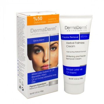 Dermaderm Bitkisel Leke ve Çil 100 gr Gece Kremi