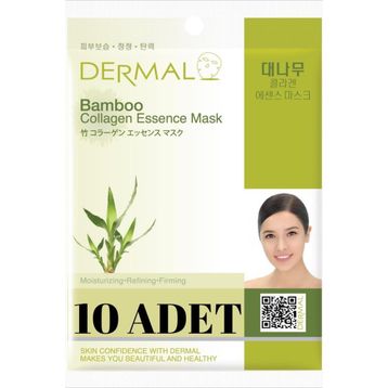 Dermal 10x23 gr Bambu Özlü Kolajen Maskesi