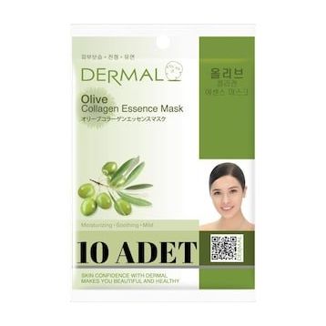 Dermal 10x23 gr Zeytin Özlü Kolajen Yüz Maskesi
