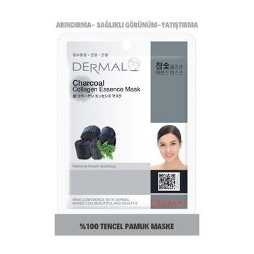 Dermal 23 gr Kömür Özlü Kollajen Maskesi