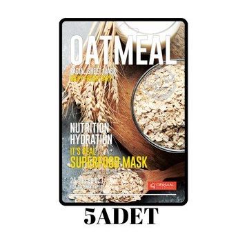 Dermal 5x25 gr Yulaf It's Real Super Gıda Yüz Maskesi
