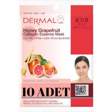 Dermal Bal Greyfurt Özlü Kolajen 10x23 gr Yüz Maskesi
