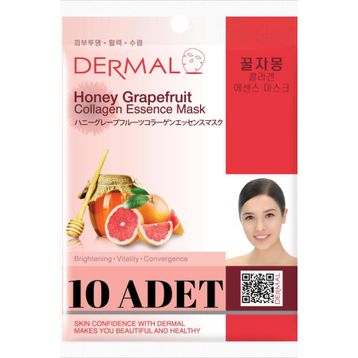 Dermal Bal Greyfurt Özlü Kolajen 10x23 gr Yüz Maskesi