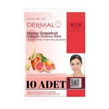 Dermal Bal Greyfurt Özlü Kolajen 10x23 gr Yüz Maskesi