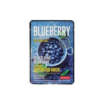 Dermal Blueberry Facial Sheet Maske