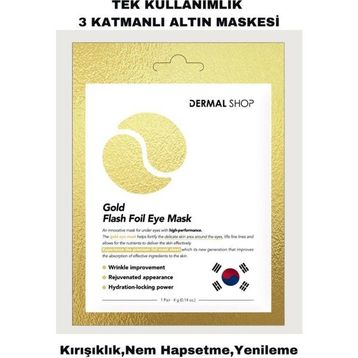 Dermal Gold Flash Foil 4 gr Göz Maskesi