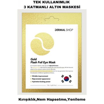 Dermal Gold Flash Foil 4 gr Göz Maskesi