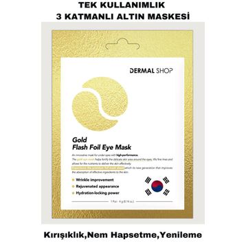 Dermal Gold Flash Foil 4 gr Göz Maskesi