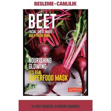 Dermal Pancar It's Real Super Gıda 25 gr Yüz Maskesi