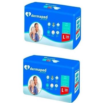 Dermaped Bel Bantlı Large 60 Adet Yetişkin Hasta Bezi