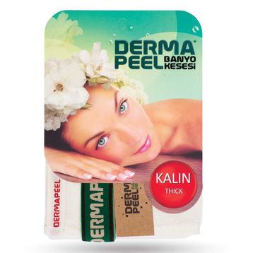 Dermapeel Kalın Floş Banyo Kesesi