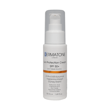 Dermatone Sun Protection Cream 50+ SPF UVA+UVB 50 ml Korumalı Yaşlanma Karşıtı Güneş Kremi